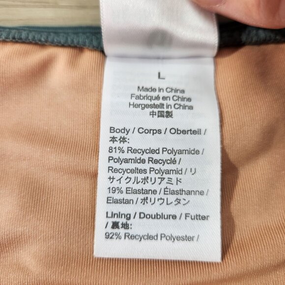 J. Crew Green Ribbed Curved Waist Cheeky String Bikini Bottom New W Tags Women L - Picture 11 of 16